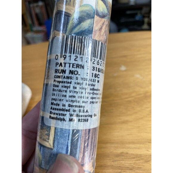 Lot of 2 Brewster Wallcoverings 318B26202 Rustic Country 5 yds. Made in Germany - Picture 3 of 7